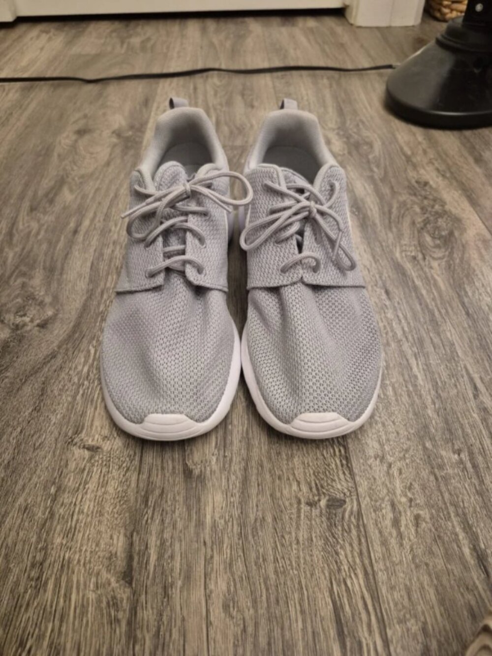 Nike Light Gray Mesh Sneakers